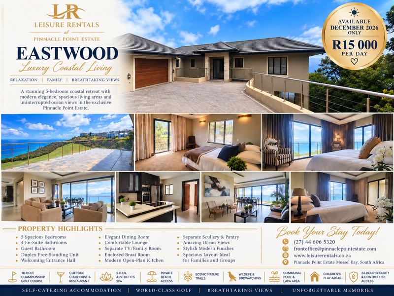 5 Bedroom Property for Sale in Pinnacle Point Golf Estate Western Cape